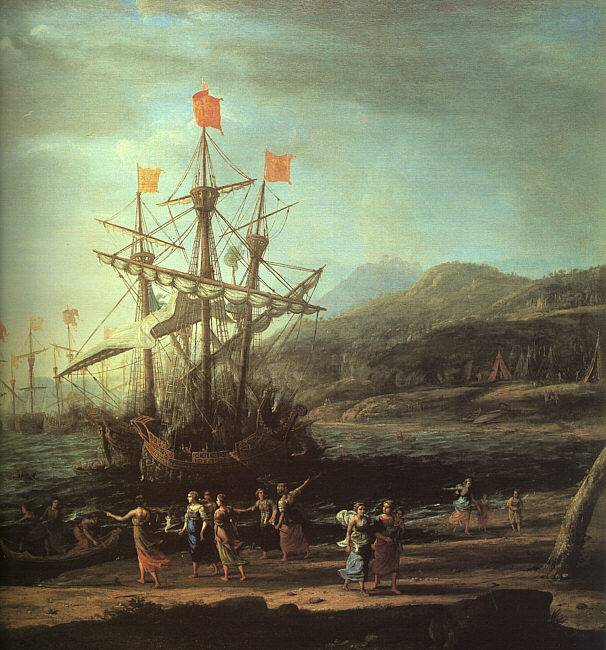 The Trojan Women Setting Fire to their Fleet